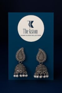 Silver Jhumka